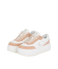 CALVIN KLEIN BOLD FLATF LOW LACE Adidași alb - Pantofi femei - 1