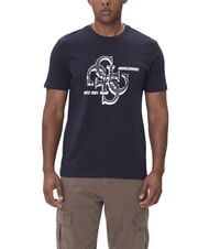 GUESS DROP SHADOW Tricou cu m&acirc;necă scurtă și imprimeu 4G - tricou