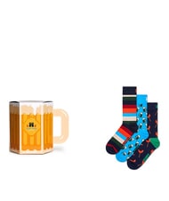 HAPPY SOCKS WURST AND BEER Cutie cadou 3 perechi de șosete - Șosete pentru bărbați