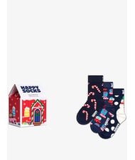 HAPPY SOCKS HOLIDAY KIDS Cutie cadou 3 perechi de șosete - Șosete unisex
