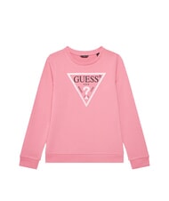 GUESS CORE KIDS Hanorac cu imprimeu logo triunghi roz jeleu - Hanorac pentru bebeluși - 1