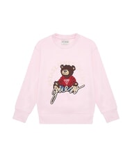 GUESS KIDS ACTIVE Hanorac cu guler rotund pentru fete - Hanorac pentru bebeluși