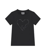 GUESS KIDS MINI ME Tricou din bumbac cu paiete - Tricou copil