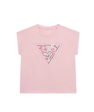 GUESS KIDS Tricou cu m&acirc;necă scurtă și paiete - Tricou copil