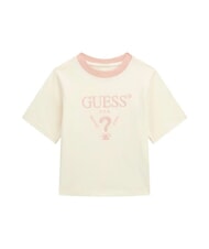 GUESS KIDS MINI ME Tricou cu m&acirc;necă scurtă și logo brodat - Tricou copil