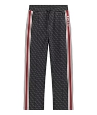 GUESS KIDS Pantaloni jogger pentru copii jacquard 4g negru intens - Pantaloni pentru copii - 1