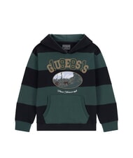 GUESS KIDS Hanorac cu dungi pentru copii combinație verde/negru - Hanorac pentru bebeluși - 1