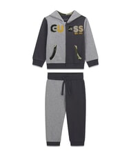 GUESS KIDS MINI ME Set trening pentru bebeluși cu hanorac și pantaloni combinație de nuanțe de gri - Treninguri pentru copii - 1