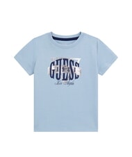GUESS KIDS MINI ME Tricou cu m&acirc;necă scurtă și imprimeu albastru remarcabil - Tricou copil - 1