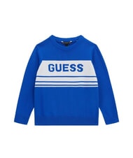 GUESS KIDS Pulover pentru copii cu logo cobalt regal - Pulovere pentru copii - 1