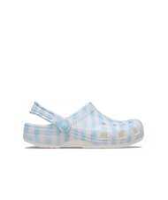 CROCS CLASSIC GINGHAM Papuci sabot imprimați pentru femei - Pantofi femei