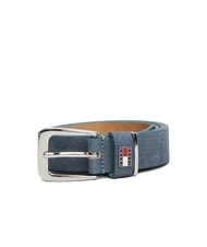 TOMMY HILFIGER TH HERITAGE Curea din piele cu imprimeu denim - Curele