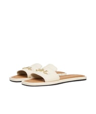 TOMMY HILFIGER TH Papuci din piele cu logo muselină - Pantofi femei - 1