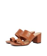 TOMMY HILFIGER TH Sandale din piele cu toc lat - Pantofi femei