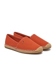 TOMMY HILFIGER TH Espadrile din p&acirc;nză pentru femei roşu - Pantofi femei - 1