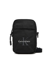 CALVIN KLEIN BOLD LOGO NYLON Geantă de umăr pe negru - Genți de umăr bărbați - 1