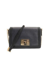 YNOT LABIRINT Geantă de umăr cu inserție de lanț BLACK - Genți femei - 1