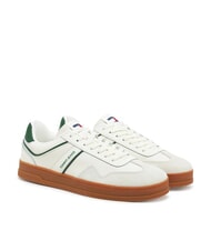 TOMMY HILFIGER TH GREENWICH Adidași din piele fildeş - Pantofi bărbați - 1