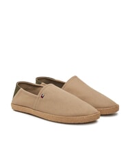 TOMMY HILFIGER TH Espadrile din p&acirc;nză bej - Pantofi bărbați - 1