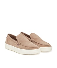 TOMMY HILFIGER MODERN LIGHT HYBRID Mocasini din piele &icirc;ntoarsă taupe de coastă - Pantofi bărbați - 1