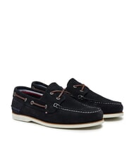TOMMY HILFIGER TH BOAT CORE Mocasini din piele &icirc;ntoarsă cerul deșertului - Pantofi bărbați - 1