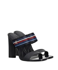 TOMMY HILFIGER SLIDE Sandale &icirc;nalte cu panglică cu logo albastru spațial - Pantofi femei - 1