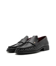 TOMMY HILFIGER TH Mocasin din piele pentru femei negru - Pantofi femei - 1