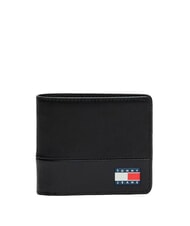 TOMMY HILFIGER TJ HERITAGE LEATHER Portofel bărbătesc negru - Portofele bărbați - 1