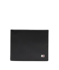 TOMMY HILFIGER TH FLAG Portofel din piele negru - Portofele bărbați - 1