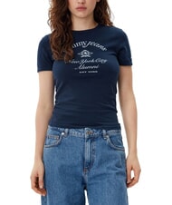 TOMMY HILFIGER NYC RINGER Tricou slim fit cu m&acirc;necă scurtă - tricou