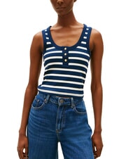 TOMMY HILFIGER HENLEY maiou cu 3 nasturi - tricou