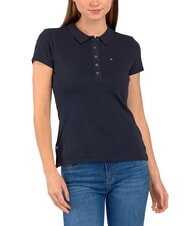 TOMMY HILFIGER TH Tricou polo cu m&acirc;necă scurtă pentru femei cerul deșertului - maiou Polo - 1