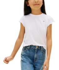 TOMMY HILFIGER KIDS BIMBA Tricou cu m&acirc;necă scurtă și bucle - Tricou copil
