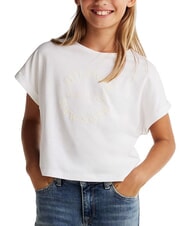 TOMMY HILFIGER KIDS BIMBA Tricou cu m&acirc;necă scurtă și logo &icirc;n relief - Tricou copil