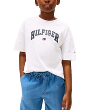 TOMMY HILFIGER KIDS BIMBA Tricou cu m&acirc;necă scurtă, croială lejeră alb - Tricou copil - 1