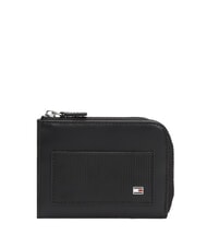 TOMMY HILFIGER TH FLAG Portofel din piele pentru monede negru - Portofele bărbați - 1