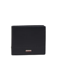 TOMMY HILFIGER TH CORP Portofel din piele cu portofel pentru monede albastru spațial - Portofele bărbați - 1