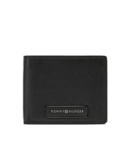 TOMMY HILFIGER TH MONOGRAM MINI Portofel din piele negru - Portofele bărbați - 1