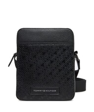 TOMMY HILFIGER TH MONOGRAM Geantă mini reporter negru - Genți de umăr bărbați - 1