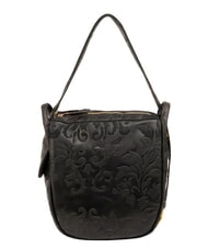 LESAC TRIO Rucsac din piele de damasc damasc negru - Genți femei - 1