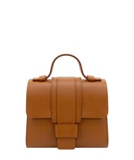 LESAC SABRINA Geantă elegantă din piele de un dolar piele &icirc;nchisă la culoare - Genți femei - 1