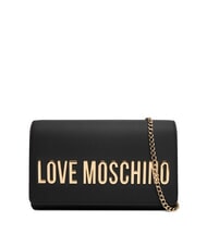 LOVE MOSCHINO SMART DAILY Geantă de umăr cu lanț negru - Genți femei - 1