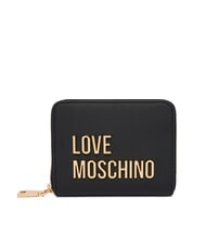 LOVE MOSCHINO BOLD LOVE Portofel mediu cu fermoar negru - Portofele femei - 1