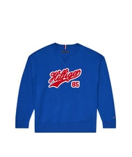 TOMMY HILFIGER TH KIDS Pulover cu guler rotund din bumbac ultra albastru - Pulovere pentru copii - 1