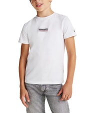 TOMMY HILFIGER TH KIDS Tricou cu m&acirc;necă scurtă și steag - Tricou copil