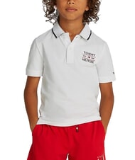 TOMMY HILFIGER TH KIDS Tricou polo cu m&acirc;necă scurtă pentru copii - Tricou copil