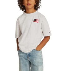 TOMMY HILFIGER TH KIDS Tricou cu m&acirc;necă scurtă și steag - Tricou copil