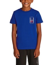 TOMMY HILFIGER TH KIDS Tricou cu m&acirc;necă scurtă pentru copii albastru pană - Tricou copil - 1