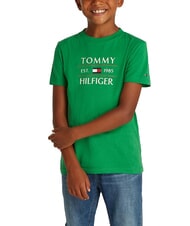 TOMMY HILFIGER TH KIDS Tricou cu imprimeu maxi al logo-ului - Tricou copil