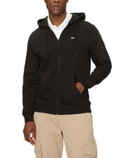 TOMMY HILFIGER TH JEANS Hanorac cu fermoar negru - hanorace - 1